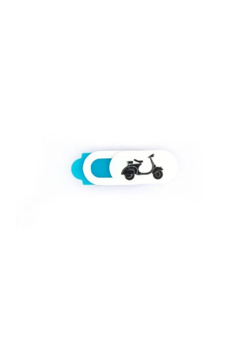 Funsy Laptop & Tablet Camera Cover | Scooter | Mini | White - Image 3